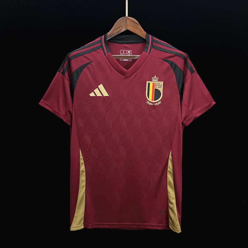 Belgium Football Jersey UEFA Euro 2024 Home