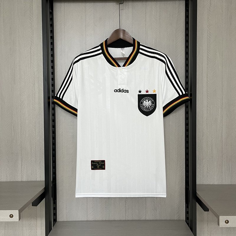 Classic Germany 1996 Football Jersey Throwback Shirt