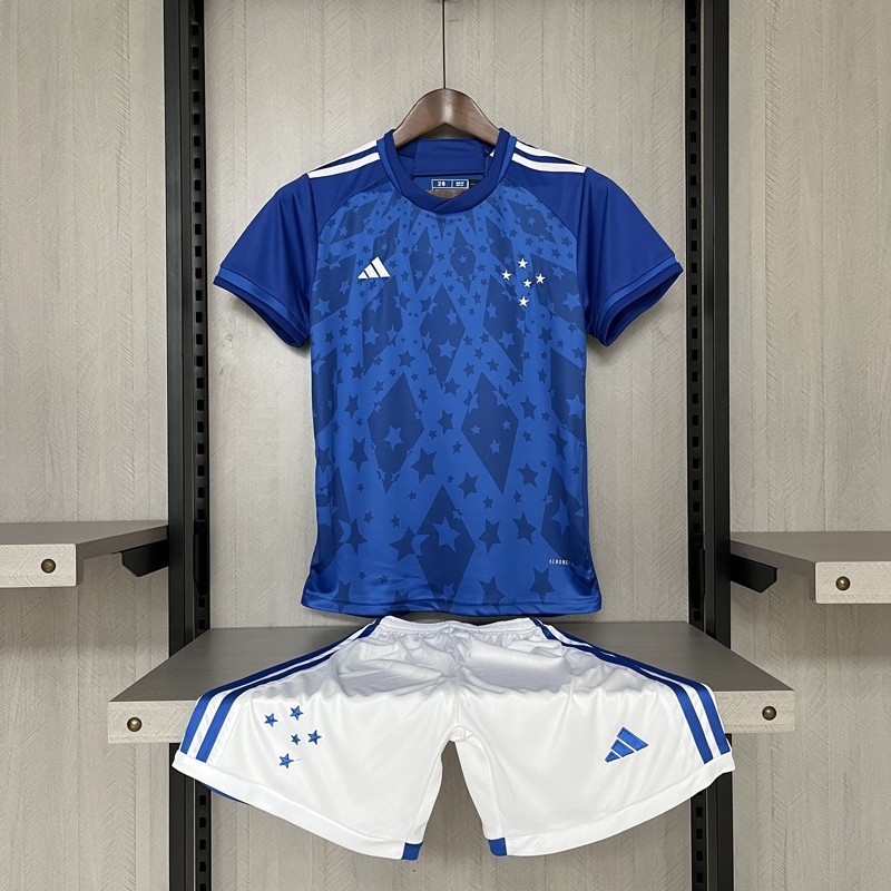 Cruzeiro Esporte Clube 2024 Home Kit Now Available for Kids