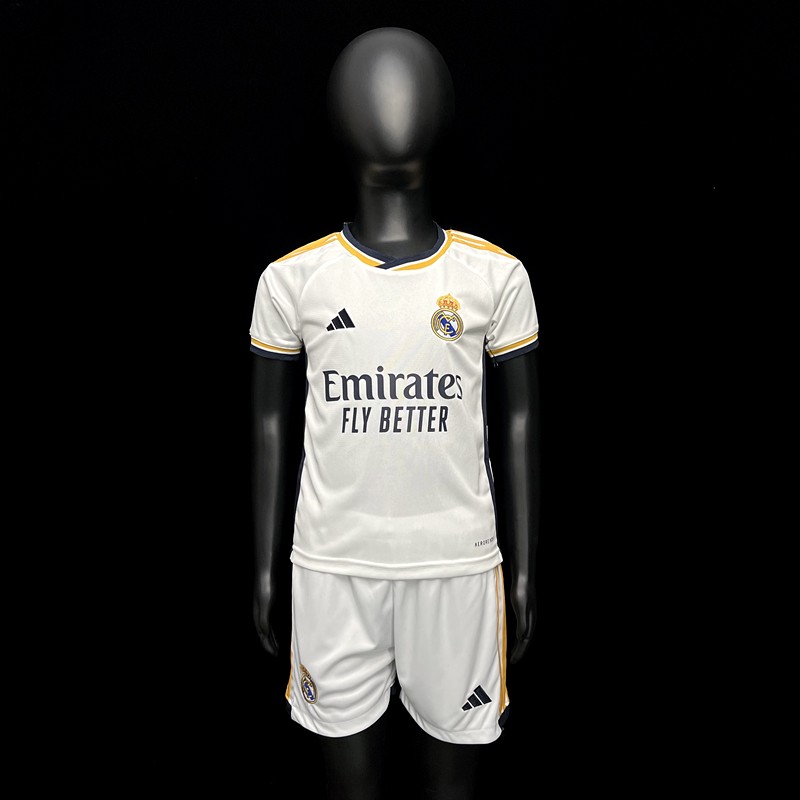 Exclusive Deals on Real Madrid 23/24 Kids Home Kit