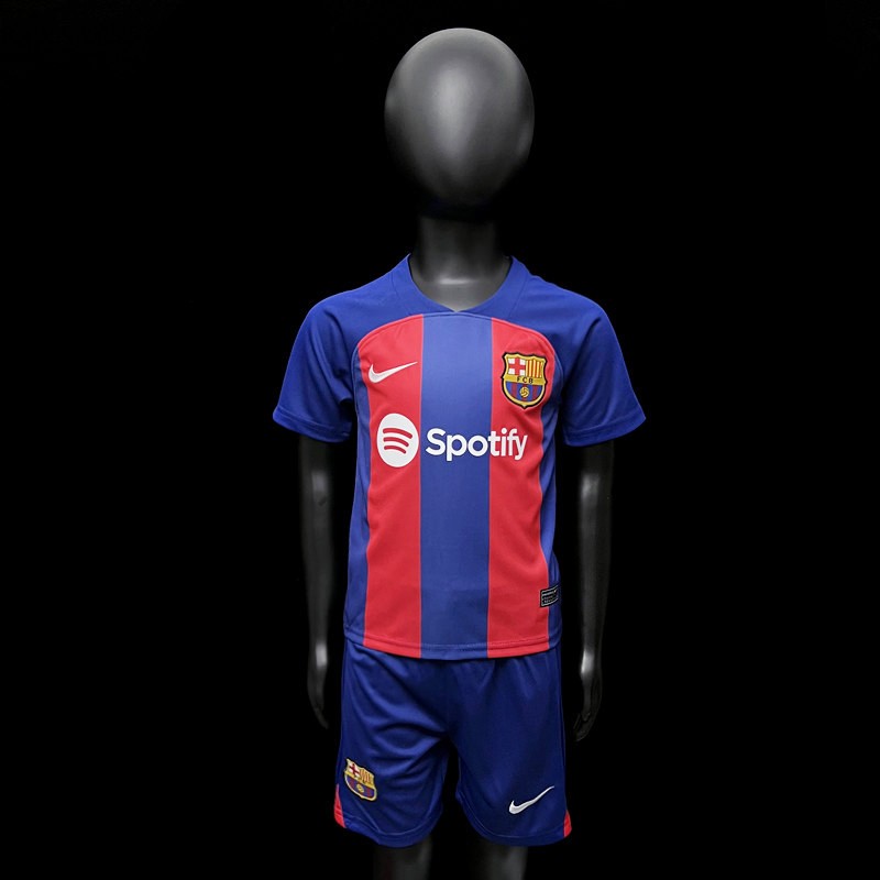 FC Barcelona 2023/24 Home Kit Kids Edition