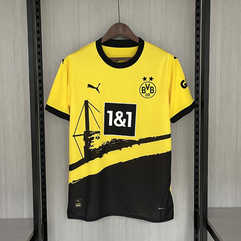 German Bundesliga Shirt 23/24 Borussia Dortmund Home Jersey