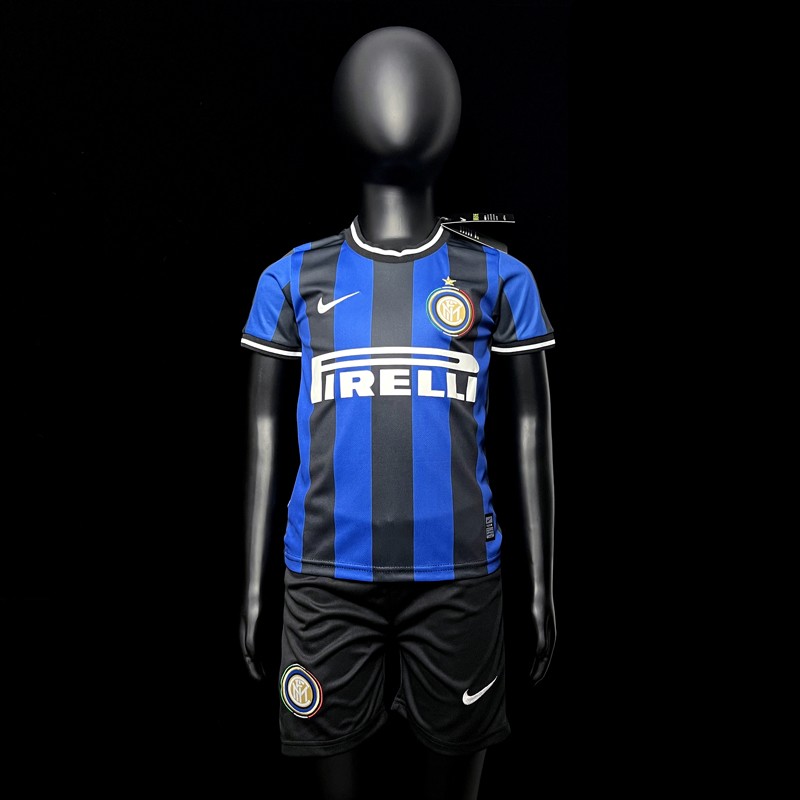 Inter Milan 09/10 Retro Shirt Home Kit for Young Fans