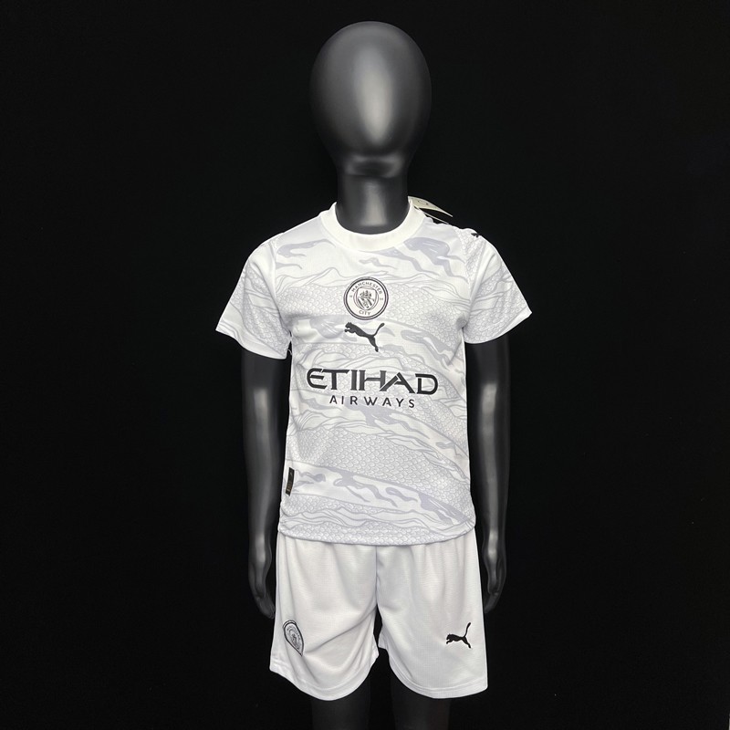 Kids Manchester City 2024 Jersey "Year of the Dragon" Kit T-Shirt