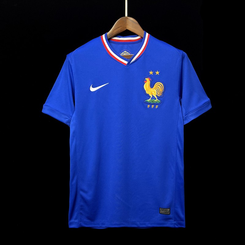 Men's Football Shirt France EURO 2024 Home Jersey - Blue