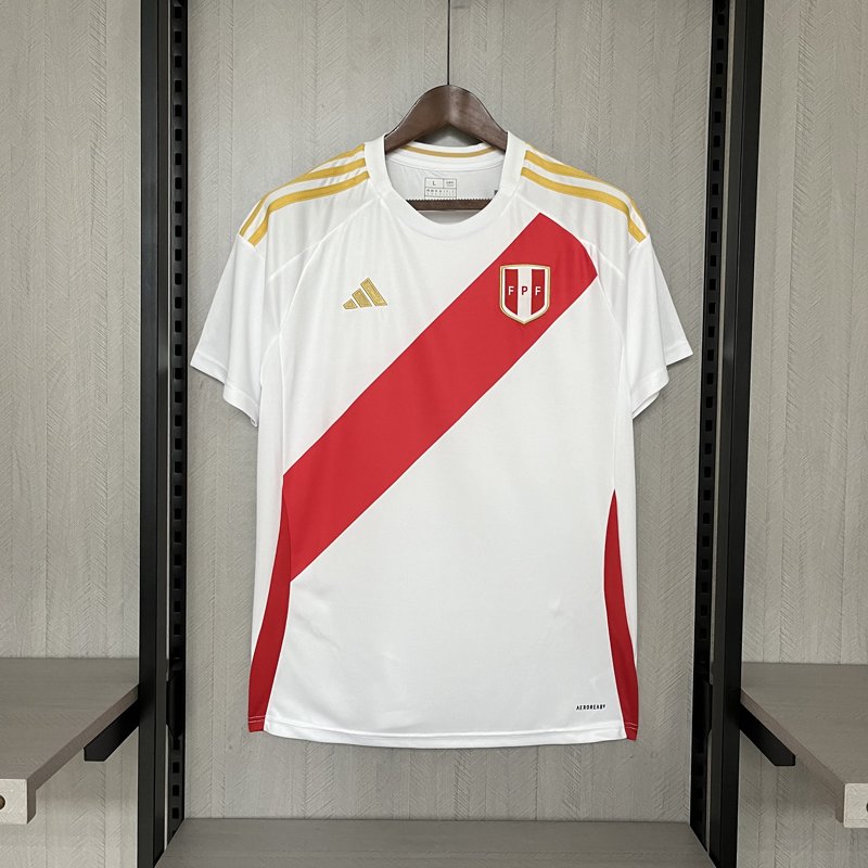 Peru 2024 Copa America Home Replica Football Shirt