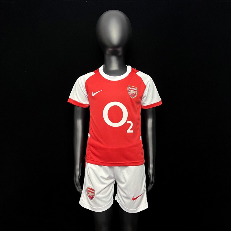 Retro Reds Arsenal FC 2002-03 Home Kit for the Little Ones