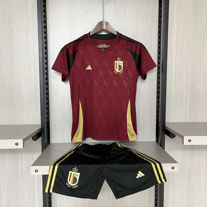 Belgium EURO 2024 Children's Home Jersey - Order Now for Young Fans