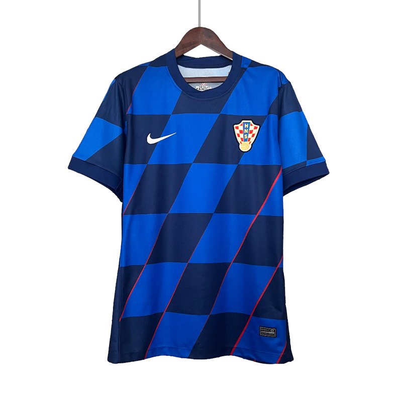 Croatia Away Jersey 2024/25 Football Shirt - Blue