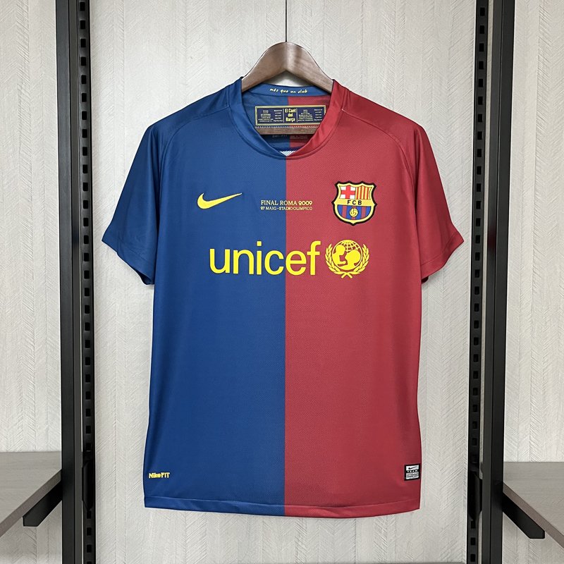 FC Barcelona 2008/09 Retro Vintage Home Jersey