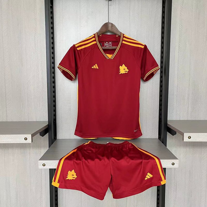 Grab Your AS Roma 2023/24 Kids Home Outfit Today