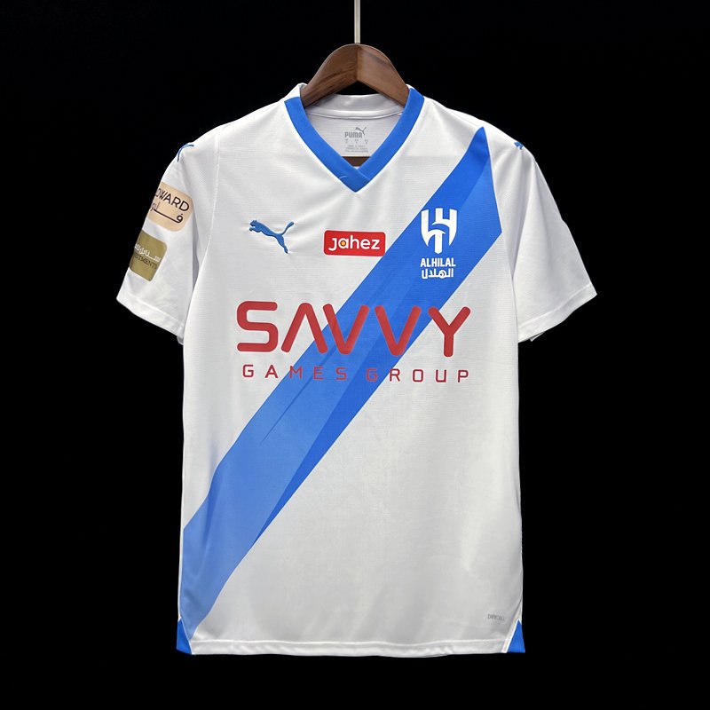 Order the Al-Hilal 23/24 Away Football Jersey - White