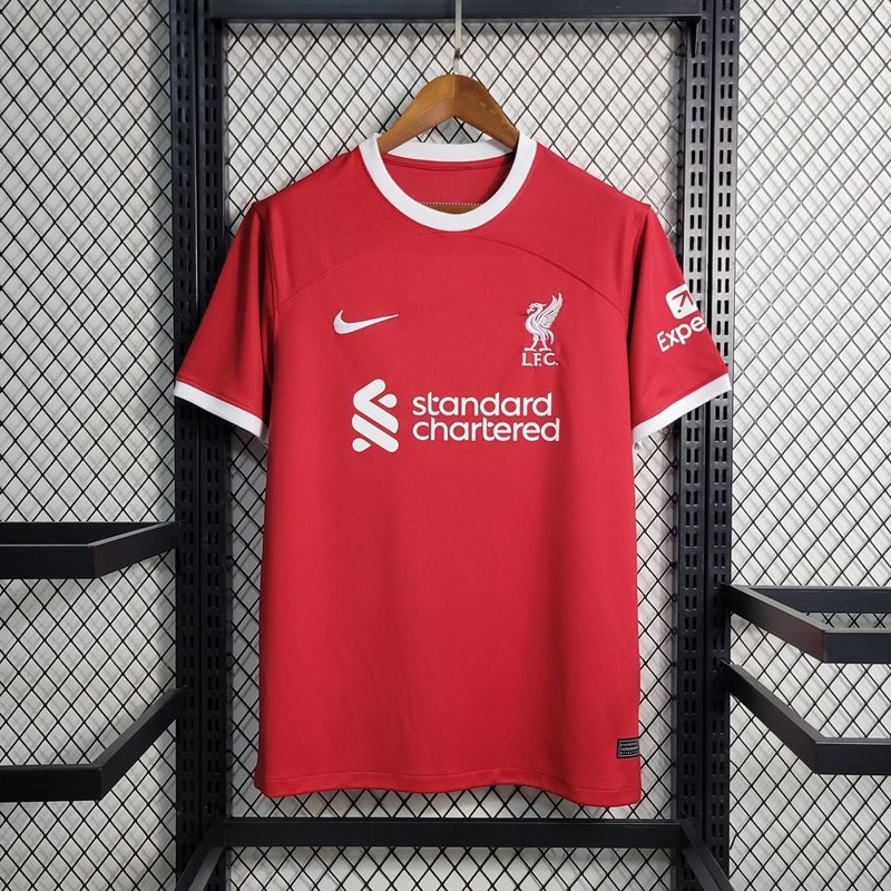 Premier League Jersey Liverpool 2023/24 Home Shirt - True Red