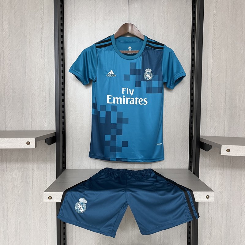 Real Madrid 2017/18 Kids Third Jersey for Young Fans