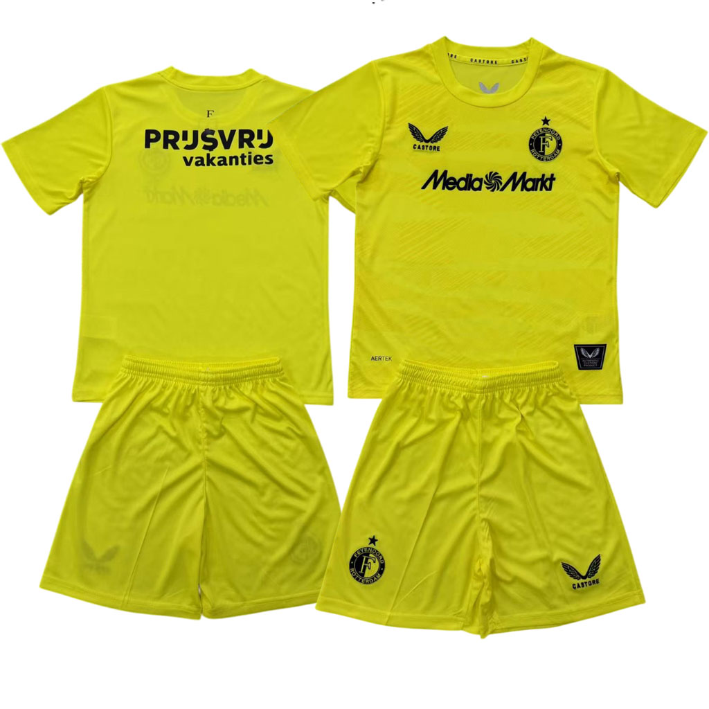 Feyenoord 25-26 Goalkeeper Shirt Yellow kid