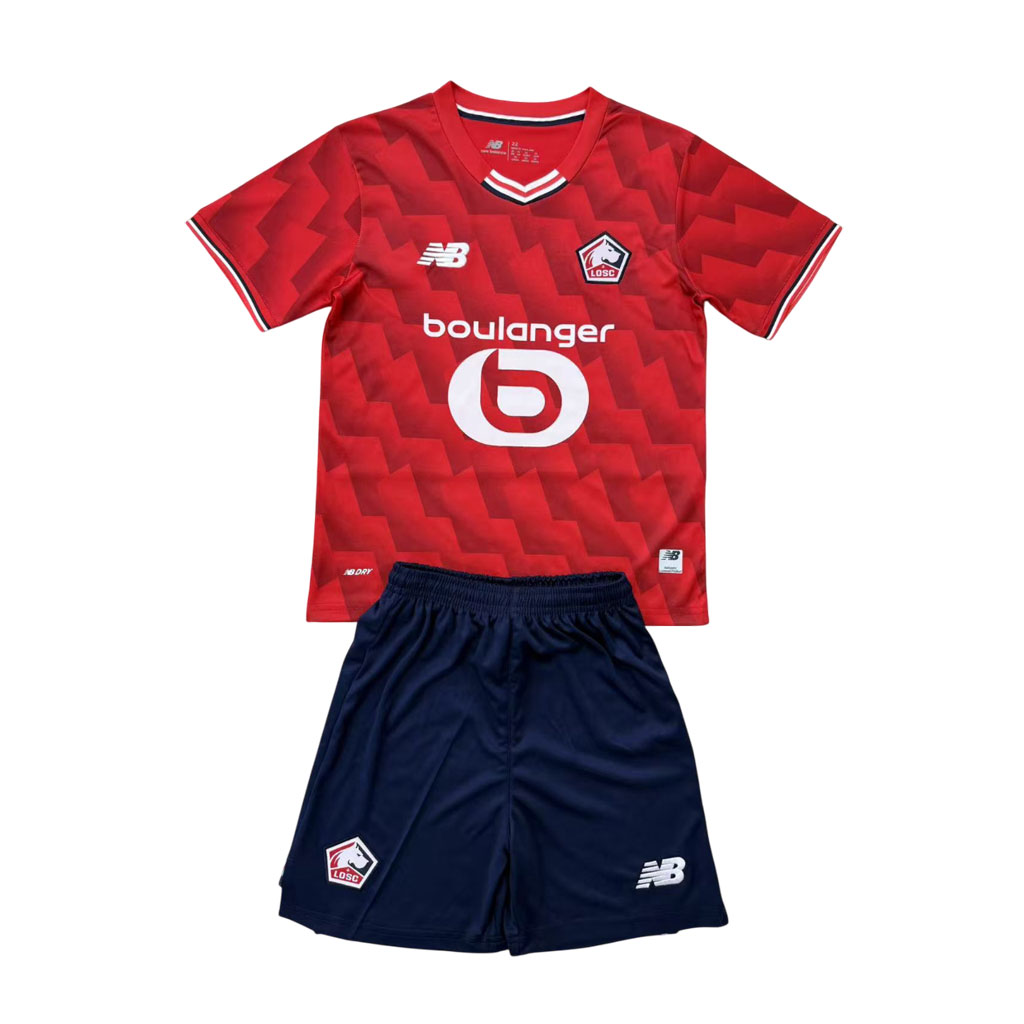 Lille 2025-26 Men's Home Football Shirt Red