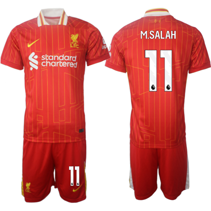 Liverpool 2024-25 Mens Red Home Shirt Salah #11