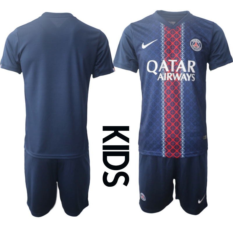 Les Rouge-et-Bleu 25-26 Home Kids Football Shirt 2025-26 Kit